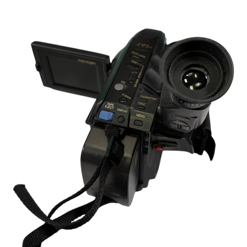 Panasonic Black Palmcorder PV-L658 VHS-C Camcorder Bundle NO CHARGER UNTESTED